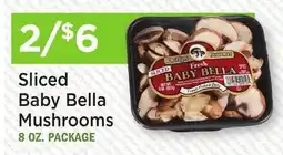 Heinen's Sliced Baby Bella Mushrooms offer
