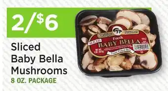 Heinen's Sliced Baby Bella Mushrooms offer