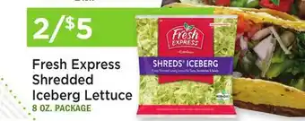 Heinen's Fresh Express Shredded Iceberg Lettuce offer