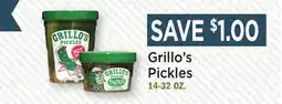 Heinen's Grillo's Pickles offer