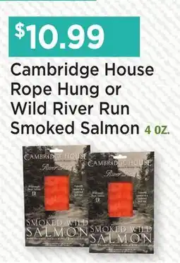 Heinen's Cambridge House Rope Hung or Wild River Run Smoked Salmon offer