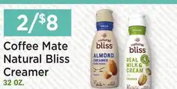 Heinen's Coffee Mate Natural Bliss Creamer offer