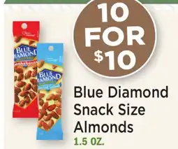 Heinen's Blue Diamond Snack Size Almonds offer