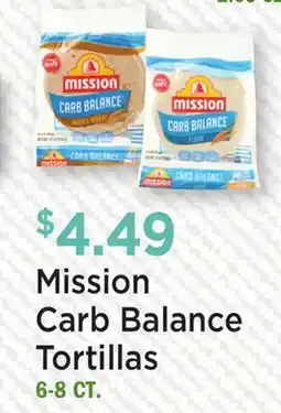 Heinen's Mission Carb Balance Tortillas offer