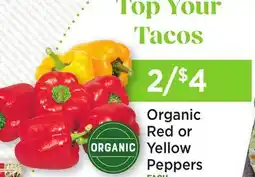 Heinen's Organic Red or Yellow Peppers offer