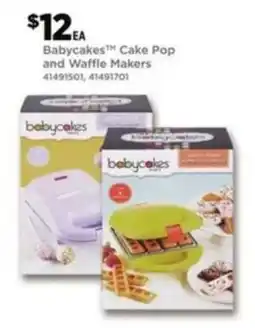 Dollar General Babycakes Cake Pop and Waffle Makers offer