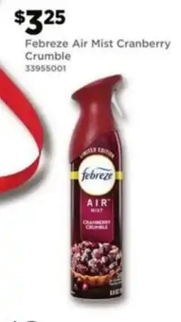 Dollar General Febreze Air Mist Cranberry Crumble offer