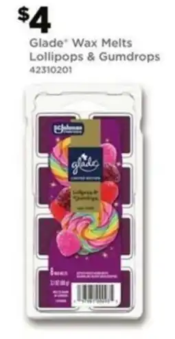 Dollar General Glade Wax Melts Lollipops & Gumdrops offer