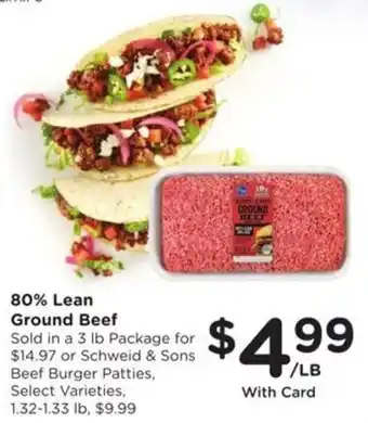 80% Lean Ground Beef