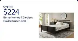 Walmart Better Homes & Gardens Oaklee Queen Bed, Charcoal Finish offer