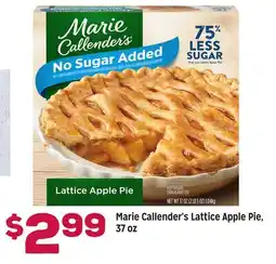Grocery Outlet Marie Callender's Lattice Apple Pie offer