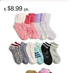 JC Penney Slipper Socks offer
