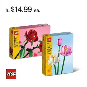 JC Penney LEGO Floral Gift Sets offer
