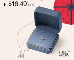 JC Penney Hadley & Row Silver or Gold-Plated Boxed Jewelry Set offer