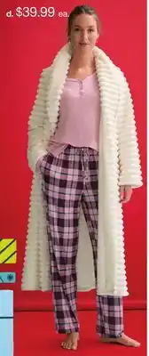 JC Penney Liz Claiborne Plush Robe or 2-Pc. Cooling Set offer