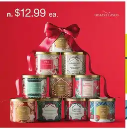 JC Penney Distant Lands 3-Wick Candles offer