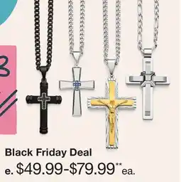 JC Penney Men's Stainless-Steel Pendants offer