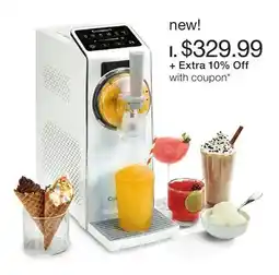 JC Penney Cuisinart Slushy & Soft Serve Maker offer