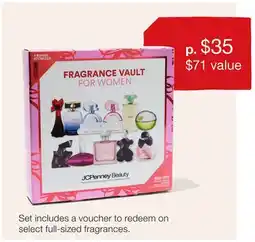 JC Penney JCPenney Beauty Women's Fragrance Sampler Vault offer