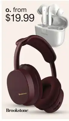 JC Penney Brookstone Headphones or Earbuds offer