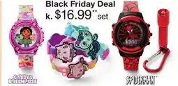 JC Penney Kids' Character Watch Sets offer