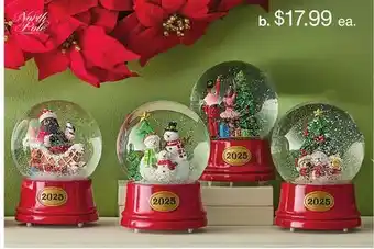 JC Penney North Pole Trading Co. Snow Globes offer