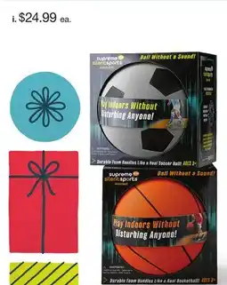 JC Penney Supreme Silent Sports Basketball or Soccer Ball offer