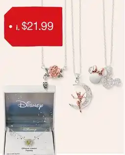 JC Penney Disney Silver or Gold-Plated Boxed Jewelry offer