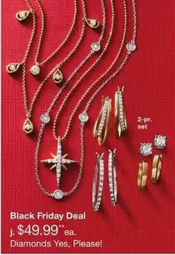 JC Penney Lab-Grown Diamond in Sterling Silver offer