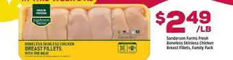 Grocery Outlet Sanderson Farms Fresh Boneless Skinless Chicken Breast Fillets offer