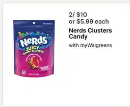 Walgreens Nerds Clusters Candy offer