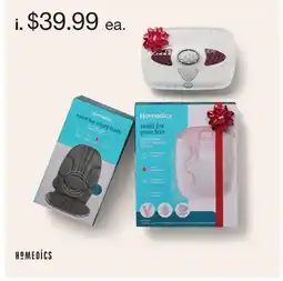 JC Penney Homedics Massage Gifts offer