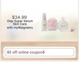 Walgreens Olay Super Serum Skin Care offer