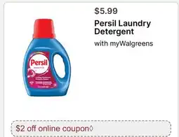 Walgreens Persil Laundry Detergent offer