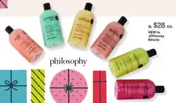 JC Penney Philosophy Skin Care & Beauty offer