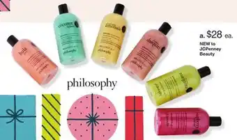 JC Penney Philosophy Skin Care & Beauty offer