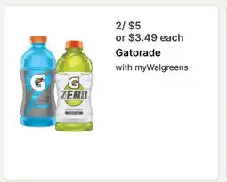 Walgreens Gatorade offer