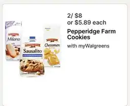 Walgreens Pepperidge Farm Cookies offer