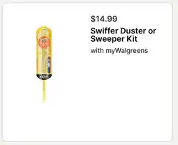 Walgreens Swiffer Duster or Sweeper Kit offer