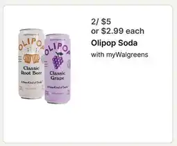 Walgreens Olipop Soda offer