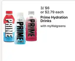 Walgreens Prime Hydration Drinks offer