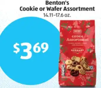 Aldi Benton's Cookie or Wafer Assortment offer
