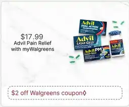Walgreens Advil Pain Relief offer