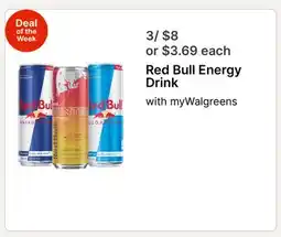 Walgreens Red Bull Energy Drink offer