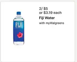 Walgreens Fiji Water offer