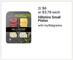 Walgreens Hillshire Small Plates offer