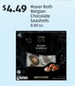 Aldi Moser Roth Belgian Chocolate Seashells offer