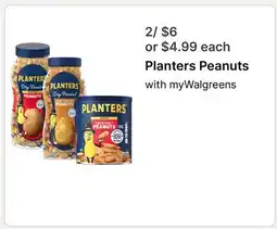 Walgreens Planters Peanuts offer