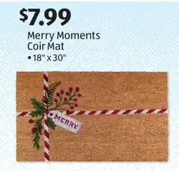 Aldi Merry Moments Coir Mat offer