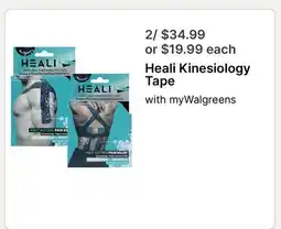 Walgreens Heali Kinesiology Tape offer